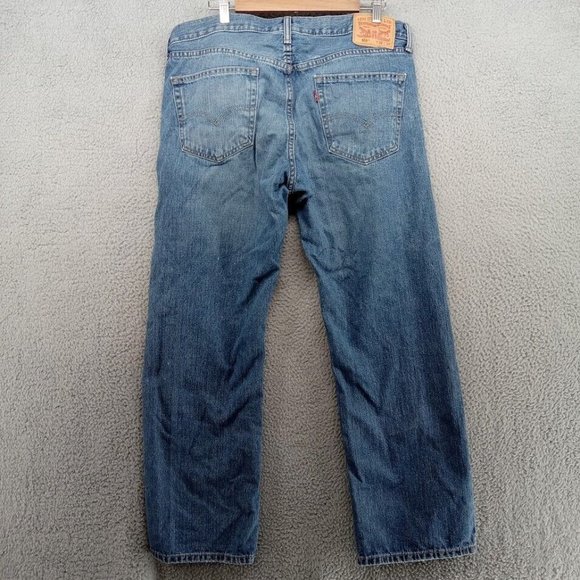 Levis Jeans‎ Mens 36x30 Blue Faded Original Classic 559 Loose Basic Classicore - Picture 7 of 10